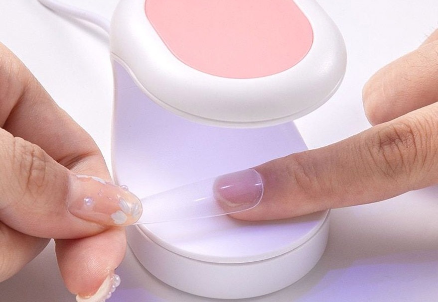 Compact UV LED Nail Dryer Lamp