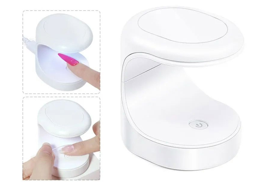 Compact UV LED Nail Dryer Lamp